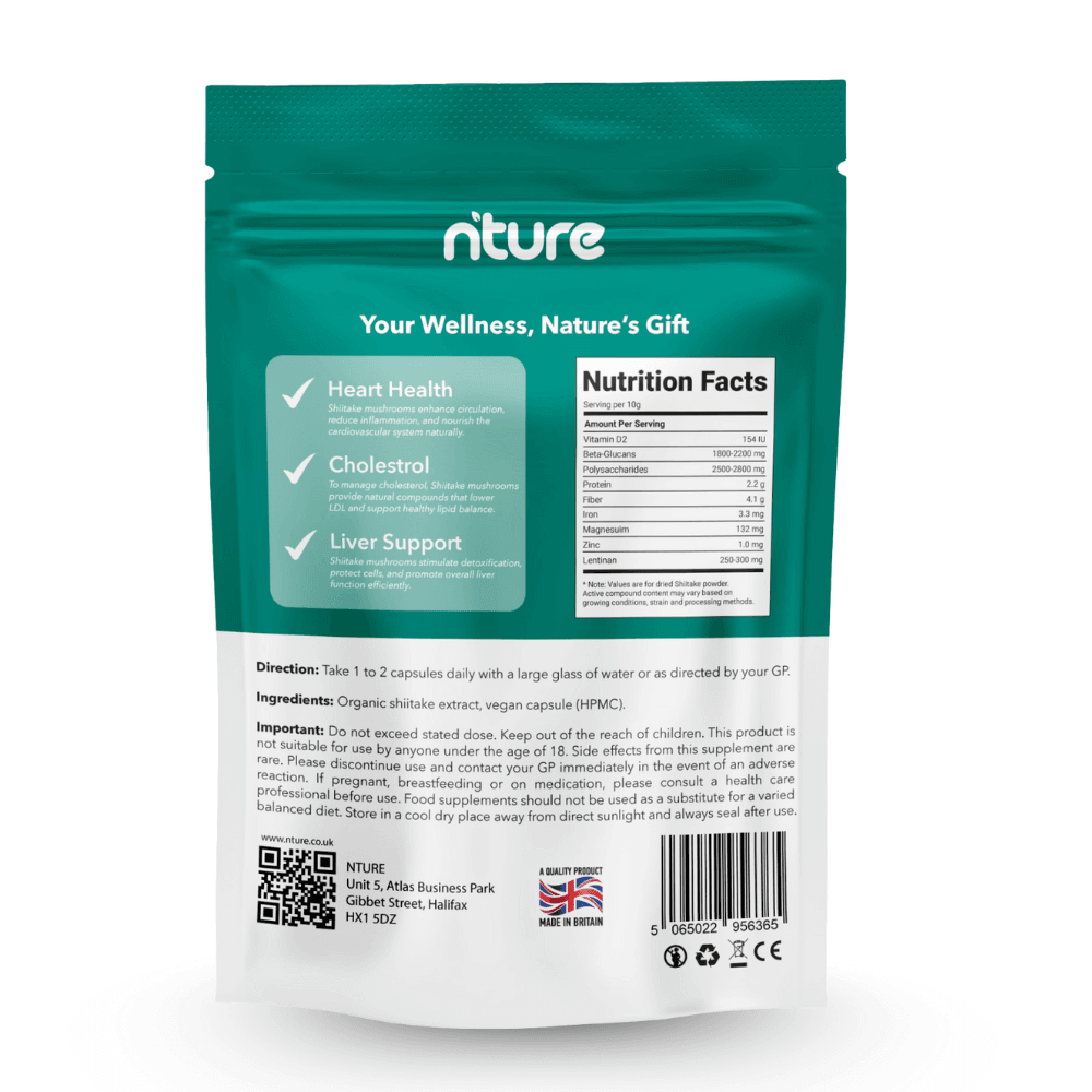 Shiitake Mushroom Capsules - Nture