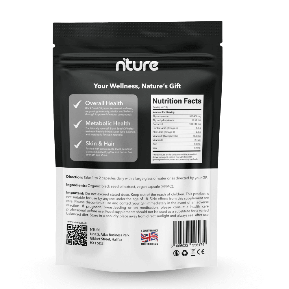 Black Seed Oil Capsules - Nture