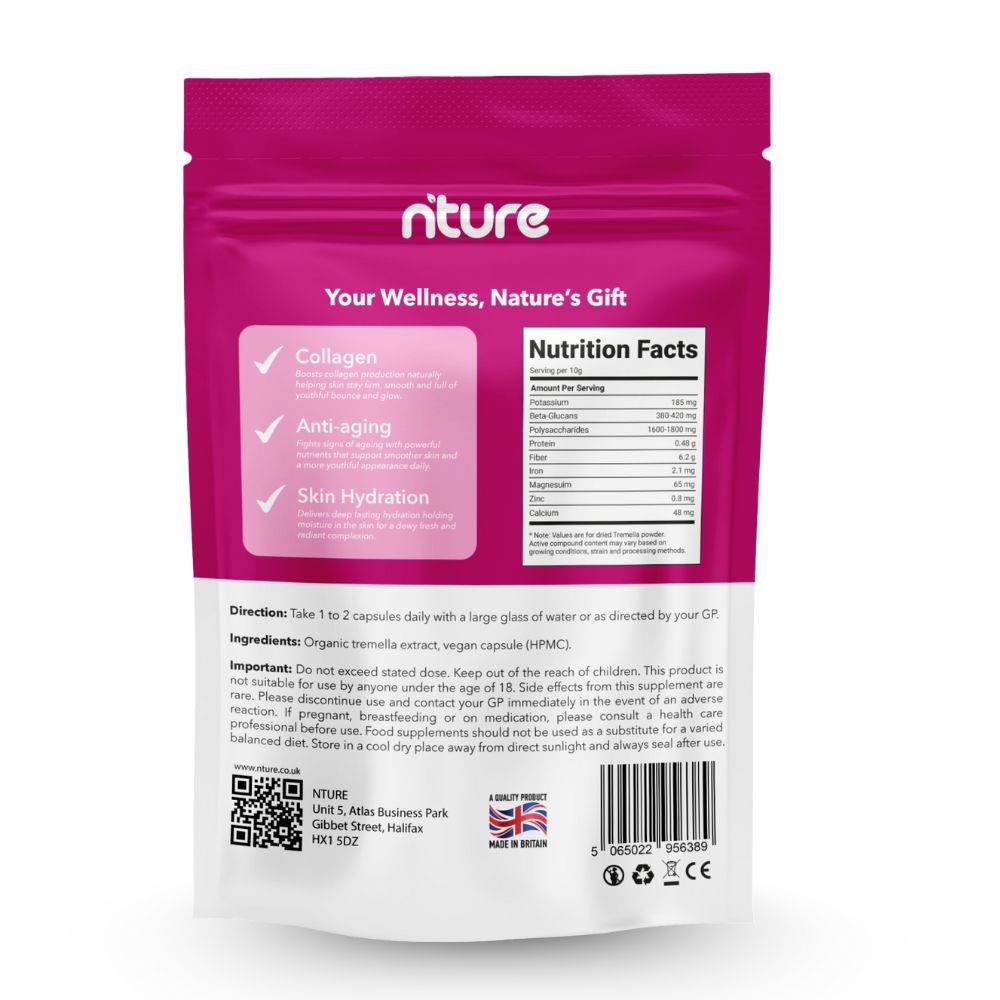 Tremella Mushroom Capsules - Nture