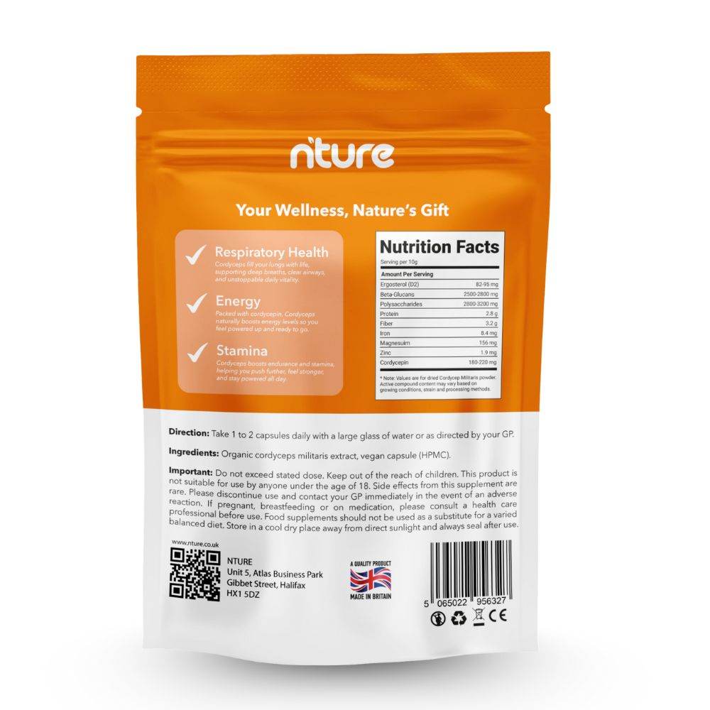 Cordyceps Militaris Capsules - Nture