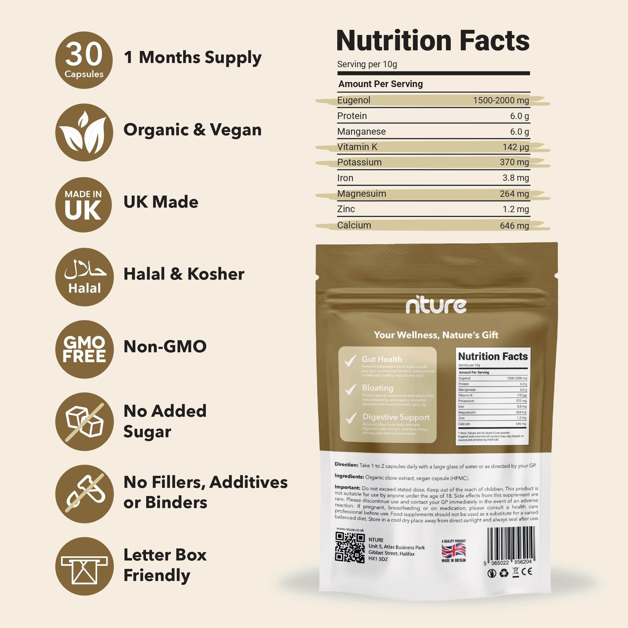 Clove Powder Capsules - Nture