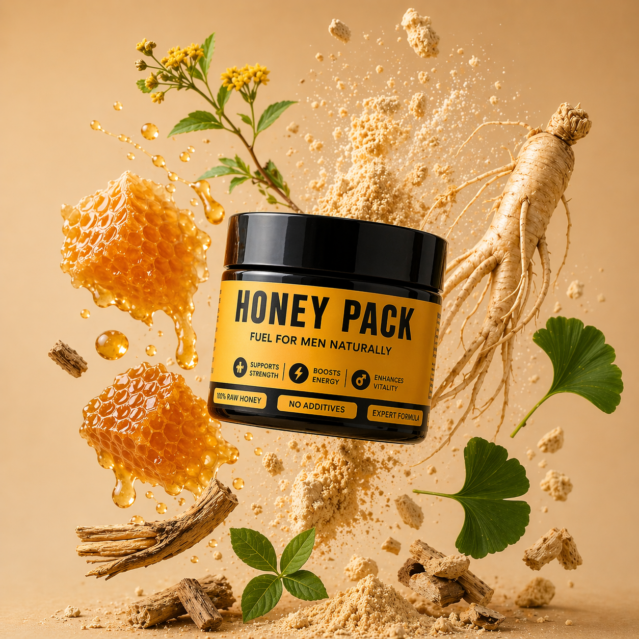 Honey Pack — Raw Honey & Botanical Food Supplement