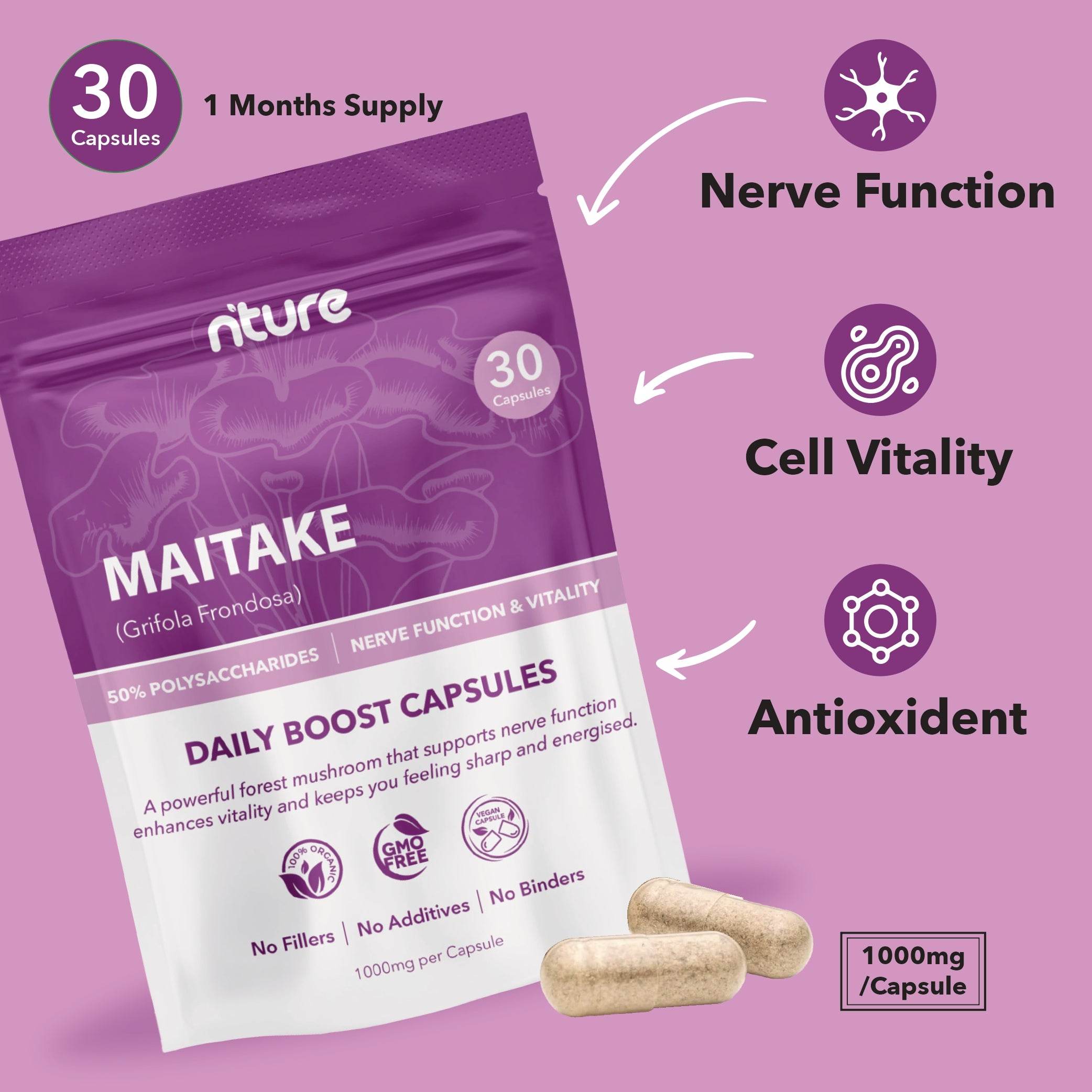 Maitake Mushroom Supplement - Nture