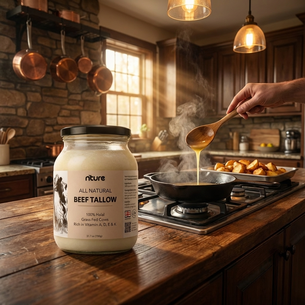 Beef Tallow UK — Grass Fed, Halal & Organic