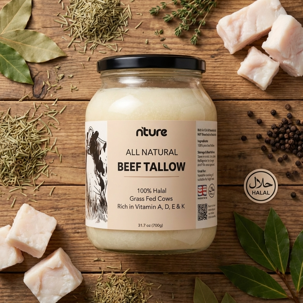 Beef Tallow UK — Grass Fed, Halal & Organic